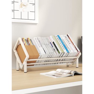 桌面書柜兒童小型書架子簡易收納窗臺置物臺面飄窗床頭書桌上立架