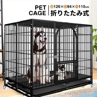 ペットケージ 鉄製 犬檻 犬小屋 ケージ ペットサークル ドッグケージ