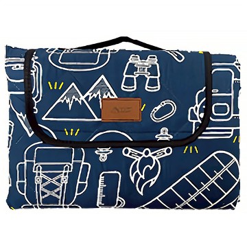 Polar Star 桃源戶外 多功能防潮睡墊 野餐墊 露營墊  200 x 150cm  藍色 + 白色