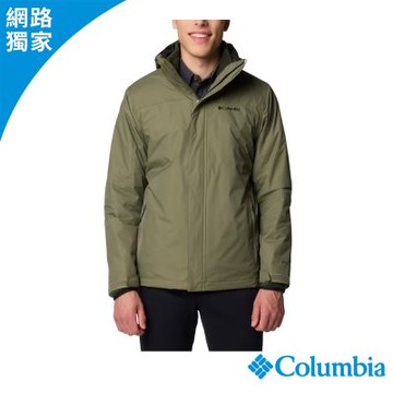 Columbia 哥倫比亞 男款-OT防水兩件式外套-Tunnel Falls-軍綠色 UWE33210AG/JF