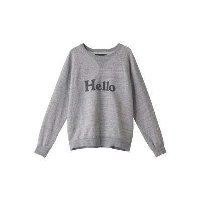 フローラル 美品♡MADISONBLUE/ HELLO CREW L/S PO♡ホワイト | www