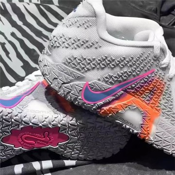 Nike Ja3莫蘭特三代男灰白百搭緩震耐磨低幫實戰籃球鞋HF2794-100