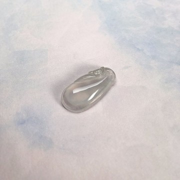 【福如東海】高冰翡翠福瓜裸石 | 天然緬甸玉翡翠A貨 | 送禮
