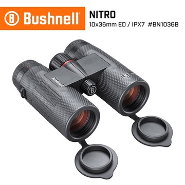 【美國 Bushnell】Nitro 戰硝系列 10x36mm ED螢石中型雙筒望遠鏡 BN1036B