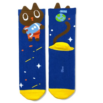 Kuroro 太空學校立體襪-01 (成人23-27cm)