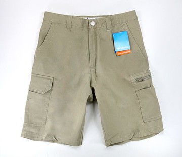 美國百分百【全新真品】Columbia 哥倫比亞 UPF50 抗熱 男 短褲 工作褲 休閒褲 卡其褲 32腰