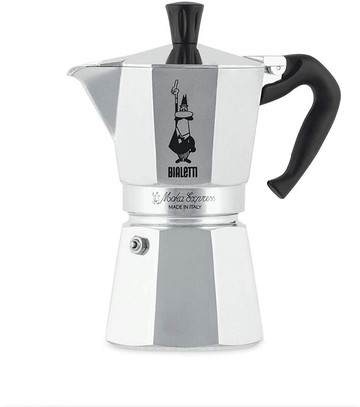 【日本代購】BIALETTI 比亞樂堤 經典 摩卡壺 MOKA 6杯份 銀色