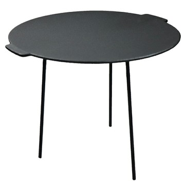 燒烤架鑄鐵加厚烤盤支架老式野炊鐵鍋煎鍋烤肉盤BBQ自助野營炊具