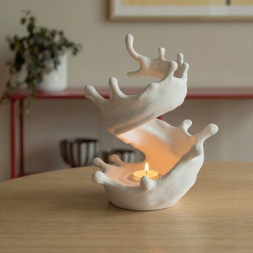 驚喜飛濺 2 手作燭台 創意藝術擺件