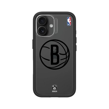 iPhone 16 Mod NX 黑 - NBA - B&W-布魯克林籃網 Brooklyn Nets B&W - Light