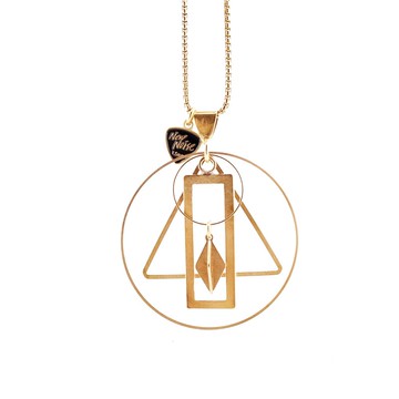 驅動力項鍊(黃銅色)Driving force necklace