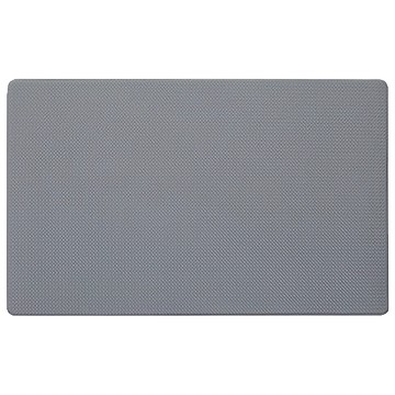 極簡素面PU防汙廚房地墊 防水防污 耐刮磨紋設計 底部防滑 0.7cm厚  瑪瑙灰  45 x 75cm  1件