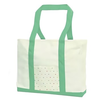 HORI 動森托特包 Nintendo Switch/Switch Lite適用 A4尺寸  NSW-240  綠色 + 白色  1個