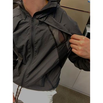 (免運)網眼透氣速干防曬衣男款夏季戶外連帽登山服薄款冰絲防曬服外套