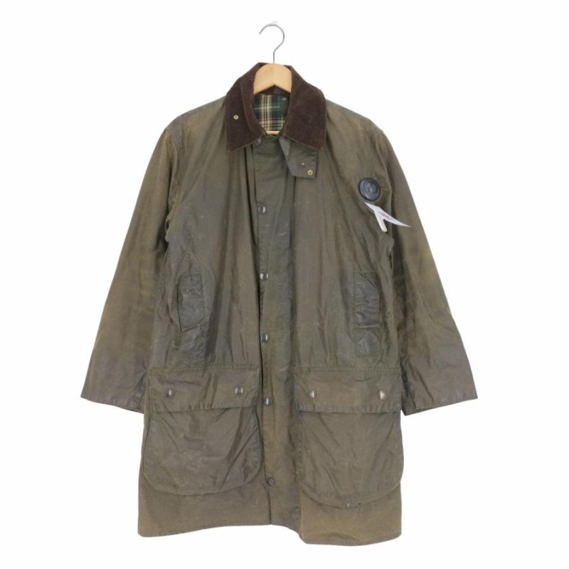 Barbour(バブアー) BORDER ボーダー オイルドジャケット メンズ 97cm/38in 中古 古着 0544 | LINEブランドカタログ