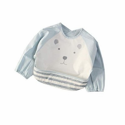 食事用エプロン ベビー 離乳食 長袖 ベビーエプロン 赤ちゃん食事用スタイ ポケット付き 防水エプロン 食事 通販 Lineポイント最大get Lineショッピング