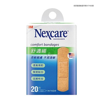 3M Nexcare舒適繃/C520/1.9x7.6公分/20片/盒