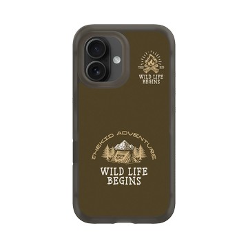 iPhone 16 AirX 本質黑 - KID - 野營聚落之火