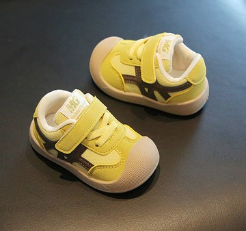【NikoKids】軟底小童鞋/小童運動鞋/包鞋/黃色(NK765)