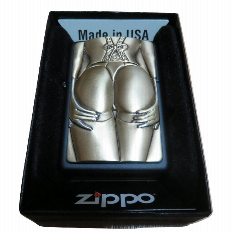 ZIPPO ジッポー セクシーガール お尻 ゴールド ブラック ヨーロッパ限定輸入品 | LINEブランドカタログ