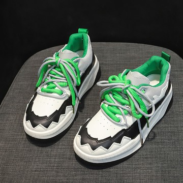 【韓國K.W.】Y7544明星同款俏皮指標運動鞋(籃球鞋/慢跑鞋/運動鞋/休閒鞋/現貨)