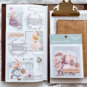 April | Monochimo 迷你系列 | 人物貼紙