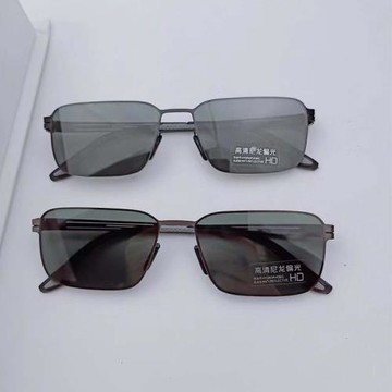 方框尼龍偏光墨鏡男士開車專用駕駛太陽眼鏡男款防紫外線強光nl42