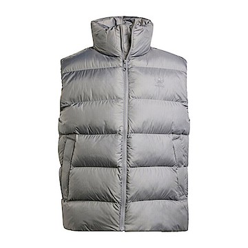 Adidas Commercial Vest IY3401 男 運動背心 立領 保暖 灰