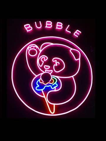 霓虹燈發光字定制字母設計logo酒吧裝飾戶外led霓虹燈廣告牌招牌