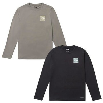 The North Face 北面 排汗長袖上衣 男裝 防曬 淺棕/黑 NF0A8J8Y2MB/NF0A8J8YJK3