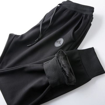 保暖舒適！ODM公司整單 外貿男裝工廠秋冬休閑運動加絨加厚衛褲