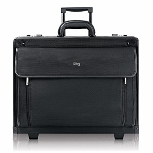 Solo Classic 156 Laptop Rolling Catalog Case with dual combination locks Black PV78-4 by SOLO 並行輸入品