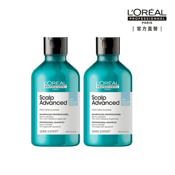巴黎萊雅PRO 絲漾博 長效去屑洗髮精 300ml 2入｜官方旗艦店