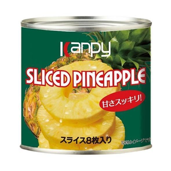 カンピー パインアップル(8枚スライス) 425g缶×24個入×(2ケース)｜ 送料無料