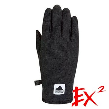 【EX2德國】輕便保暖手套『黑』866094 登山.戶外.露營