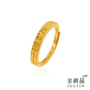 金緻品 黃金戒指 脈流之環 0.88錢 5G工藝