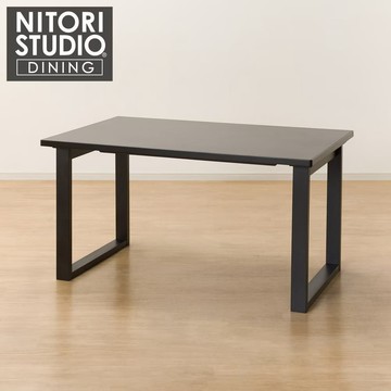 ◎陶板實木餐桌 N COLLECTION T-11U 135 BK/GY NITORI宜得利家居