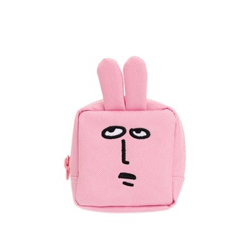 My friend rabbit｜粉紅兔子零錢包(表情白眼款)