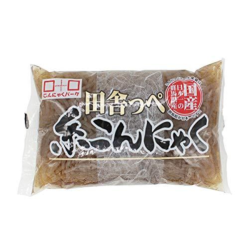 こんにゃくパーク 徳用 田舎っぺ 糸こんにゃく黒 300g ×20袋入