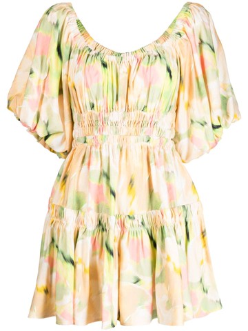 Acler - Rangewood cut-out minidress - women - Polyester - 8 - Neutrals