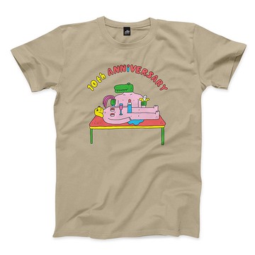 10週年紀念大餐! - 中性版T恤 - 5色