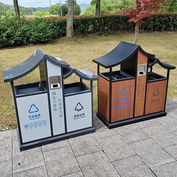 戶外垃圾桶公園環衛分類大容量環衛室外不銹鋼201垃圾箱環保定制