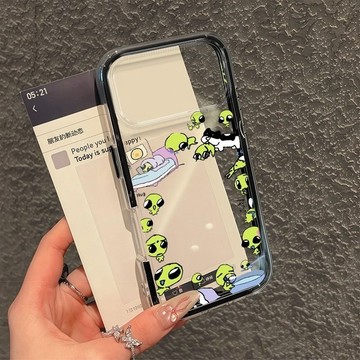 萌物外星人適用蘋果手機殼iPhone17/16/15/14/13手機殼11/12/16軟殼xr