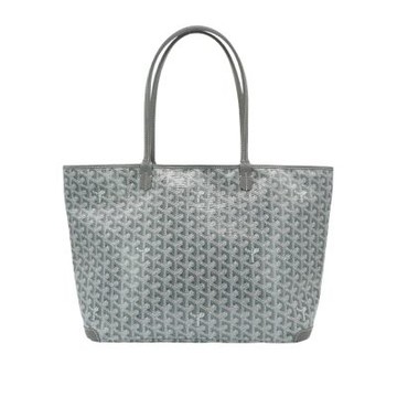 Goyard 展示品 Artois MM 印花帆布拉鍊手提托特包(灰)