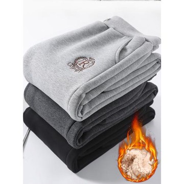 羊羔絨運動褲女冬季加絨衛褲2025新款秋冬棉褲加長高個子加厚褲子