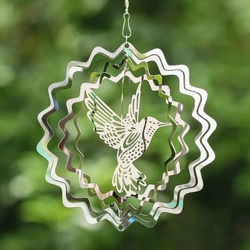 牆面裝飾藝品 菱形曼陀羅可旋轉折疊風鈴 北歐禪意入戶花園網紅裝飾掛飾