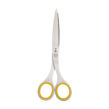 林刃物事務用短刃剪刀135mm-黃