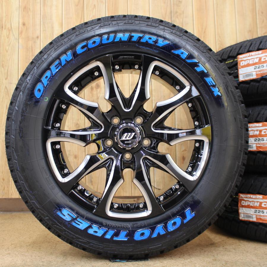 CX-5 CX-8 エクストレイル ハリアー ヴァンガード等 17インチ WORK PSV TOYO オープンカントリー 225/65R17 タイヤ  ホイール 4本SET | LINEショッピング