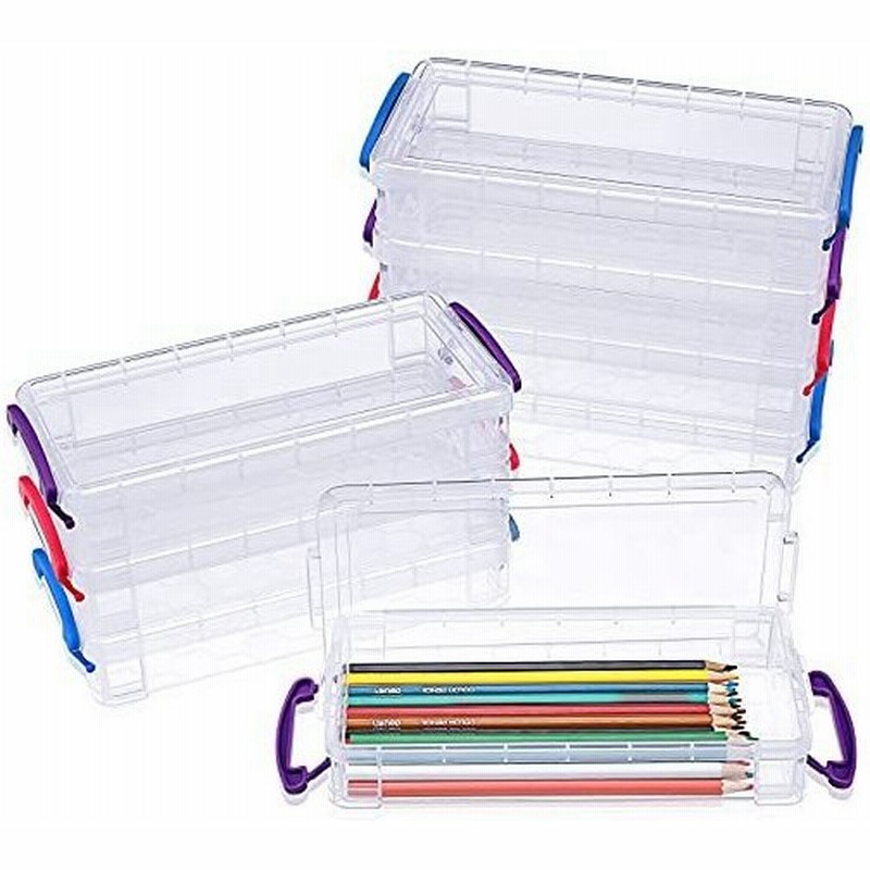 8ピース 大容量 鉛筆ボックス 積み重ね可能 クリアプラスチック ストレージ オーガナイザー ペイントブラシ ストレージボックス 半透明水彩ペンケース 通販 Lineポイント最大0 5 Get Lineショッピング