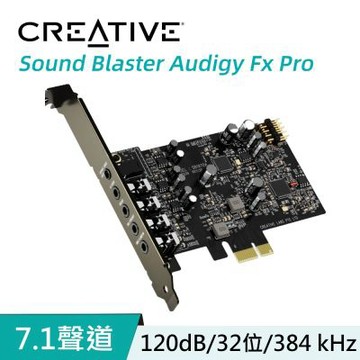Creative Sound Blaster Audigy Fx Pro 內接式 音效卡